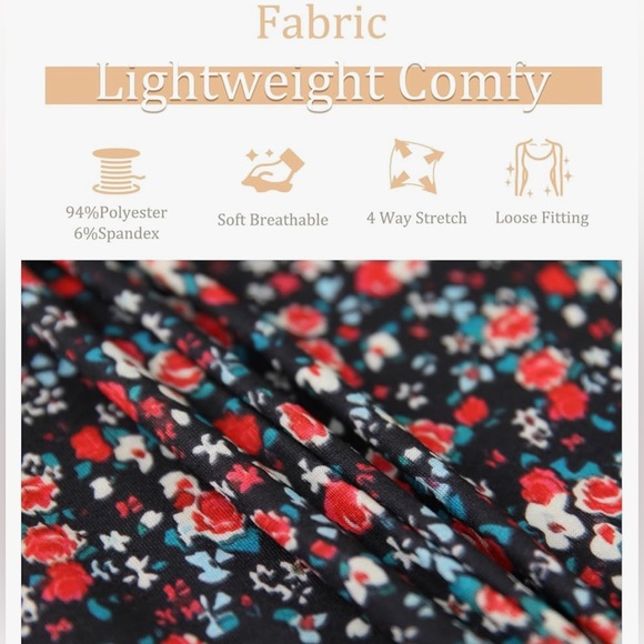 Floral Swing Mini Dress Built-In Bra Halter NEW Size Large Casual Summer NWT - Picture 6 of 15